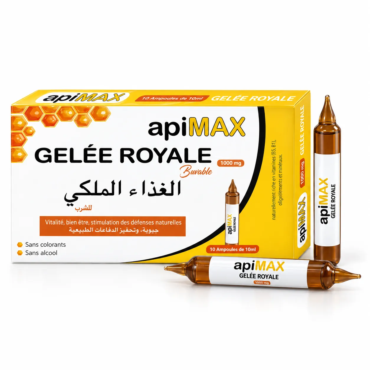 APIMAX Gelée royale, conditionnement