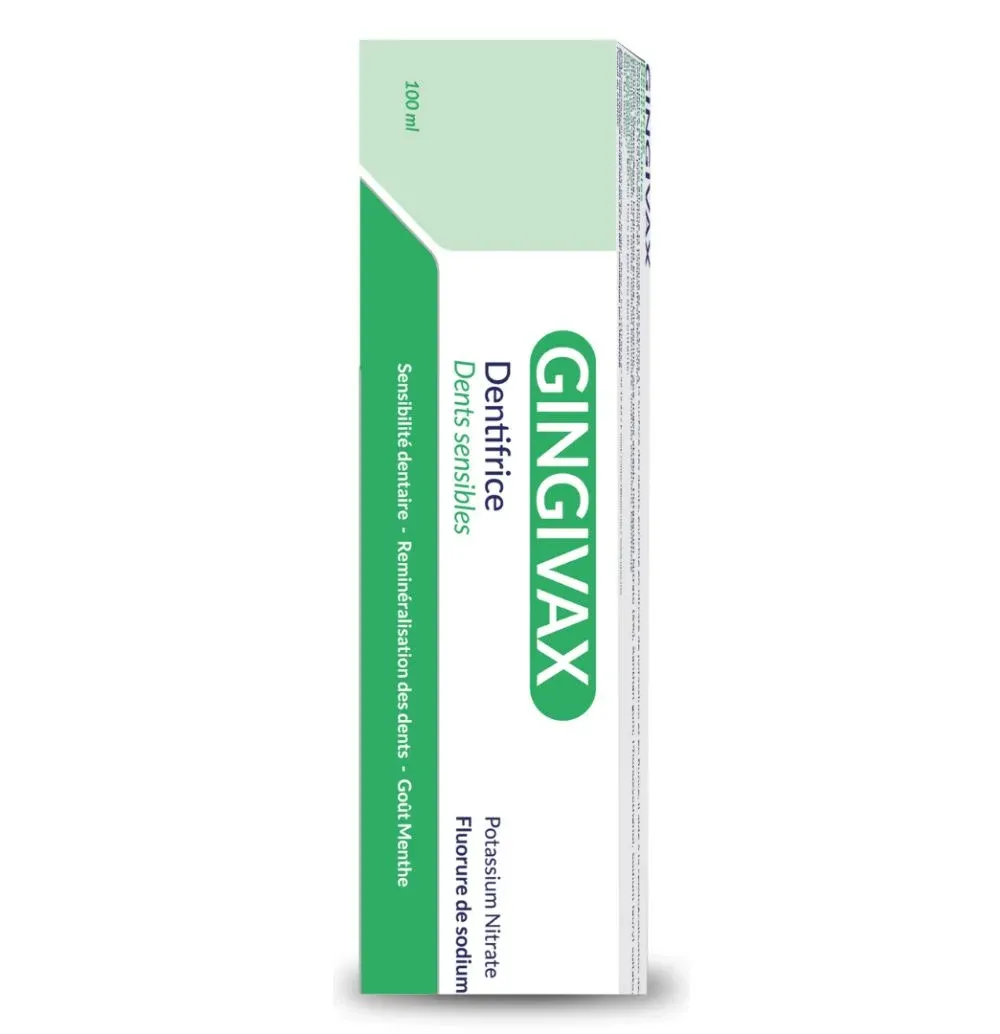 GINGIVAX Dentifrice Dents Sensibles T 100 ml, conditionnement