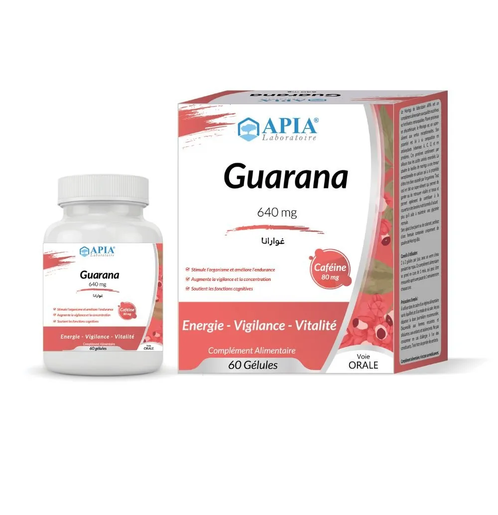 Guarana 640 mg, conditionnement