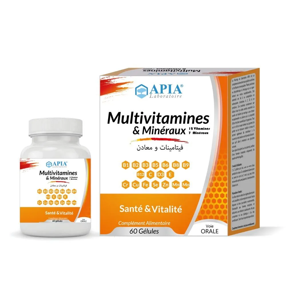 Multivitamines & Minéraux, conditionnement
