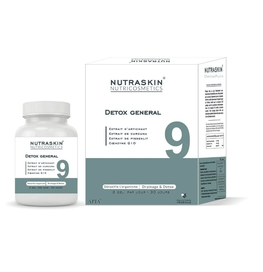 Nutraskin Detox general, conditionnement
