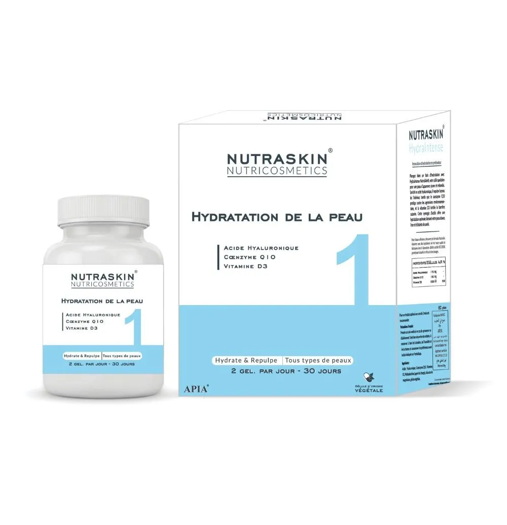 Nutraskin Hydratation de la peau, conditionnement