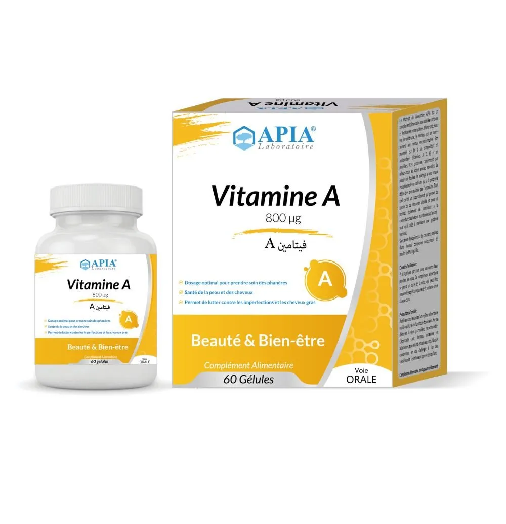 Vitamine A, conditionnement