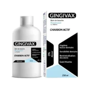 GINGIVAX Bain de bouche Charbon Actif F 250ml – Image 2
